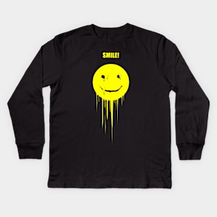 Smile! Kids Long Sleeve T-Shirt